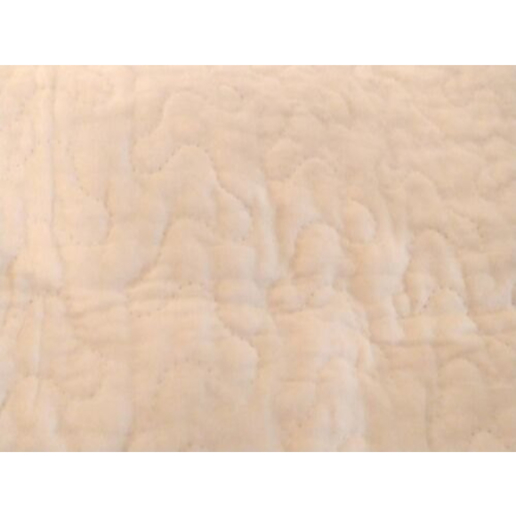 Hand Pieced Quilted Large Pillow 2 Sham Blue & White Floral Patchwork 24" x 30" - Picture 11 of 11